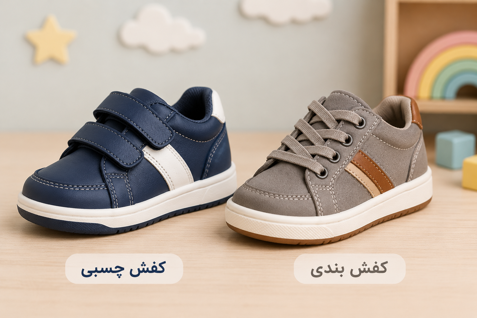 کفش چسبی بهتر است یا بندی