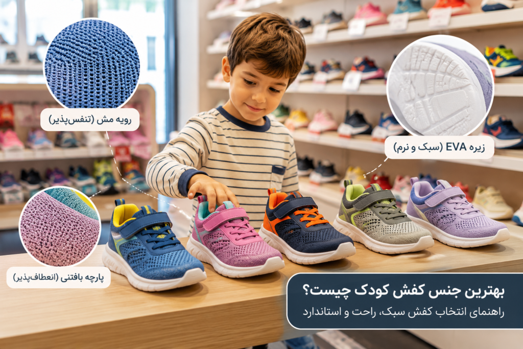 بهترین جنس کفش کودک